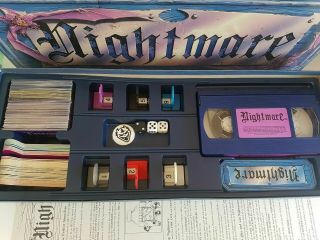 Nightmare The Video Board Game Vhs 1991 Chieftain Games Only Missing Pencil