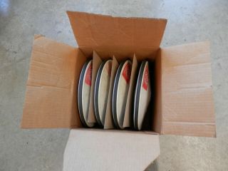 Set 4 Official Soap Box Derby Wheels - Champ Wheels From The 55th Race Z - Glass