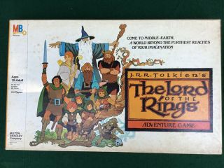 1979 Milton Bradley The Lord Of The Rings Adventure Board Game Complete