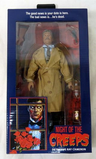 Neca Night Of The Creeps Detective Ray Cameron 8 " Clothed Figure