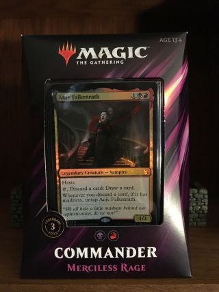 Magic The Gathering - Commander 2019 Merciless Rage