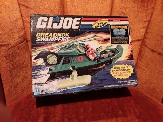 1986 Gi Joe Hasbro Dreadnok Swamp Fire Box No Vehicle Comes With Instructions.