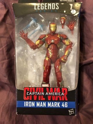 Iron Man Mark 46 6 Captain America Civil War Baf Giant Man Marvel Legends Figure