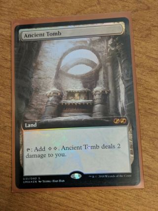 Magic The Gathering Ancient Tomb Ultimate Masters Box Topper