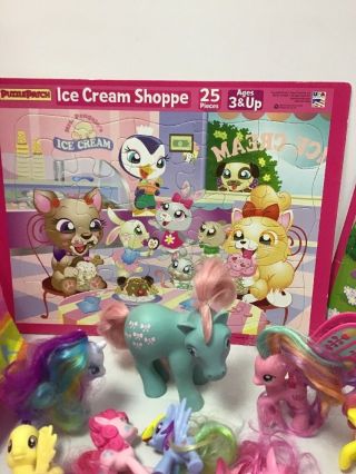 My Little Pony Products Puzzle Figures Hasbro Blue Pink Unicorn Pegasister Brony 2