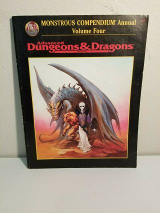 Ad&d Monstrous Compendium Volume Four - Tsr