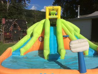 Kahuna Triple Monster Inflatable Backyard Water Park With 3 Slide 2