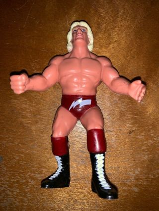 Wcw Galoob Ric Flair Wrestling Figure Red Tights Trunks Uk Exclusive Loose Rare