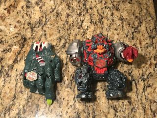 Complete Rare Mighty Max Blasts Magus 1994 Bluebird And Grips The Hand Rare