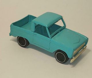 Vintage Blue 1966 Plastic Ford Bronco / Processed Plastic / Tonka Toys W/