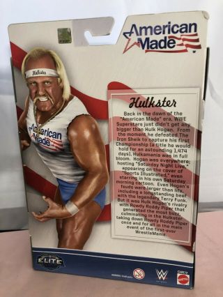 Wwe Elite Hulk Hogan Ringside Collectibles Exclusive White Shirt American Made 2
