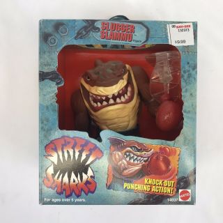 Mattel Street Sharks - Slugger Slammu Figure,  Complete