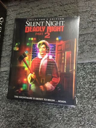 SILENT NIGHT DEADLY NIGHT 2 EXCLUSIVE FIGURE,  DVD & POSTER Scream Factory 2