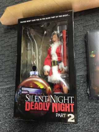 SILENT NIGHT DEADLY NIGHT 2 EXCLUSIVE FIGURE,  DVD & POSTER Scream Factory 3
