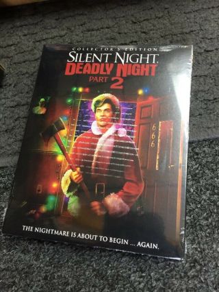 SILENT NIGHT DEADLY NIGHT 2 EXCLUSIVE FIGURE,  DVD & POSTER Scream Factory 7
