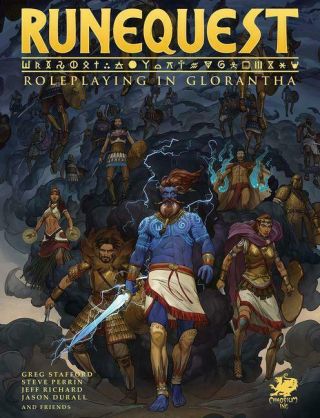 Chaosium Runequest Runequest - Roleplaying In Glorantha (4th Edition) Hc Nm