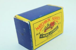 Matchbox Lesney No 8 Caterpillar Tractor - Made In England - Boxed 3