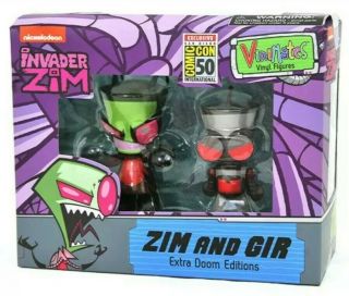Invader Zim Vinimates Extra Doom Vinyl Sdcc 2019 Comic Con Exclusive Le 250
