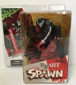 Mcfarlane Toys 2004 The Art Of Spawn Series 26 Spawn Figure Issue 8 Cover Art