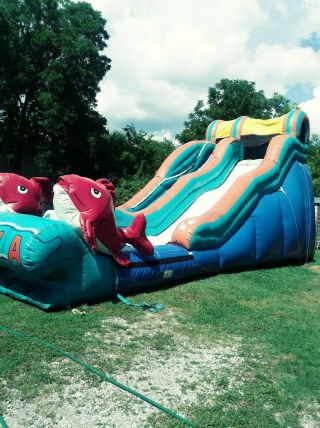 COMMERCIAL INFLATABLE WATER SLIDE BOUNCE HOUSE MOON WALK. 3