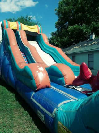 COMMERCIAL INFLATABLE WATER SLIDE BOUNCE HOUSE MOON WALK. 4