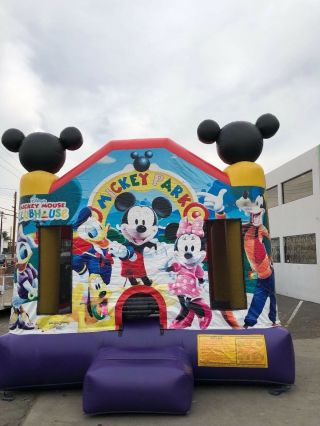 Bounce House Mickey Mouse Park Inflatable Jumper Moonwalk Licensed