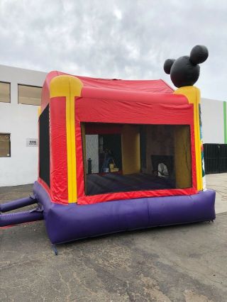 Bounce House Mickey Mouse Park Inflatable Jumper Moonwalk Licensed 4