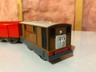 Thomas & Friends Trackmaster Motorized Talking Toby w/ Engine Car 2