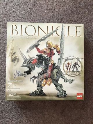 Lego Bionicle Set 8811 Toa Lhikan & Kikanalo Complete With Instructions & Box