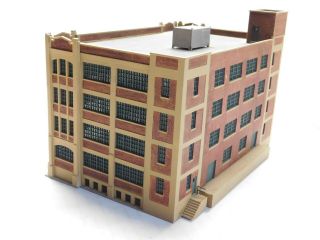 N Scale - Large Industrial Building Structure For Model Train Layout 5