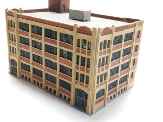 N Scale - Large Industrial Building Structure For Model Train Layout 6