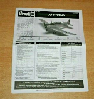 42 - 5251 REVELL 1/48th Scale NORTH AMERICAN AT - 6/SNJ TEXAN Plastic Model Kit 4