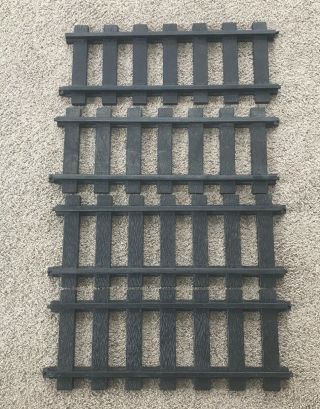 1970 Remco 4 Straight Train Track Sections For Mighty Casey Ride’em Railroad