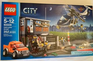 Lego City Police Helicopter Arrest Set 60009 Retired Box