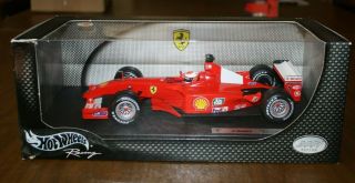 Hot Wheels Racing F2001,  1:18 Scale Ferrari Michael Schumacher - 50202
