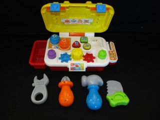 Vtech Learning Fun Tool Box Tool Chest Toy W/sounds & Lights Workbench