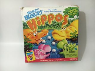 Hungry Hungry Hippos Milton Bradley 1994 My First Game Complete
