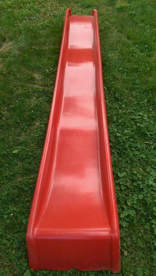 Red Slide For Swing Set Playground Backyard Playset 12 Feet