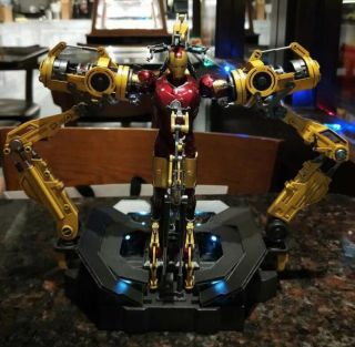1/12 Iron Man Suit - up Gantry Action Figure Platform Stand Accessories 3