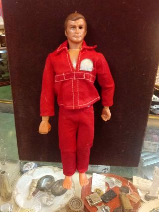 1973 Kenner 12 " Six Million Dollar Man Action Figure W/ Outfit