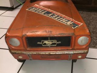 AMF Mustang Peddle Car For Restoration Paint United States Barn Find 2