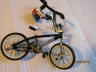 Haro Bmx Bike Toy Trick Pro Collector Piece Black And White Q3