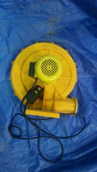 Inflatable Bounce House Air Pump Fan Blower Model Fj - 30 Outdoor Use 120v 60 Hz