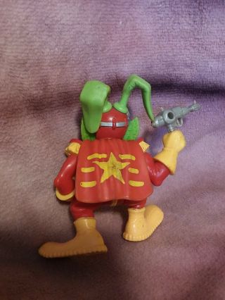 Vintage BUCKY O ' HARE Action Figure Toy with Gun Weapon - 1990 Hasbro 2