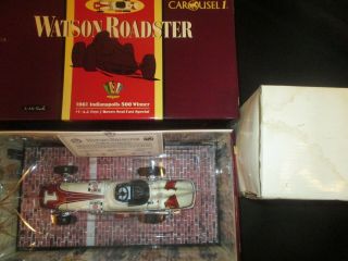 Watson Roadster Indy 500 1961 AJ Foyt Bowes Seal Fast Spl 1/18 CAROUSEL 6