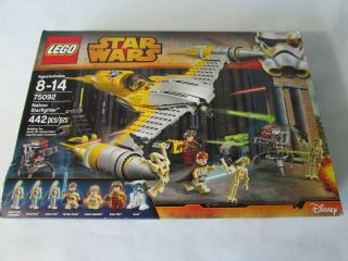 Lego Star Wars 75092 Naboo Starfighter 442pcs 2015 - Complete Retired Set