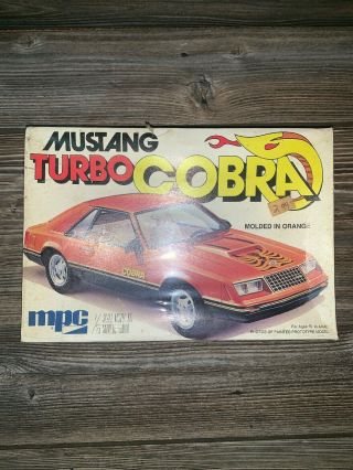 1/25 Mpc Ford Mustang Turbo Cobra Model Kit No.  1 - 0725