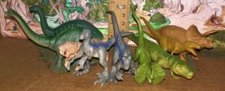 Mattel 2019 Jurassic World Mini Dinosaurs,  Rare Postosuchus And Diplodocus Inclu