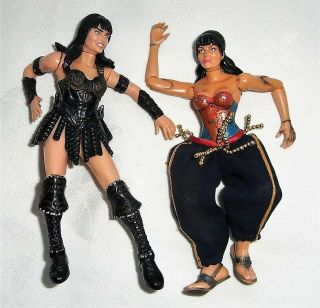 Two Xena Warrior Princess Dolls Action Figures