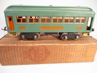 Lionel 339 Pullman Car Peacock And Orange Boxed Standard Gauge X19148